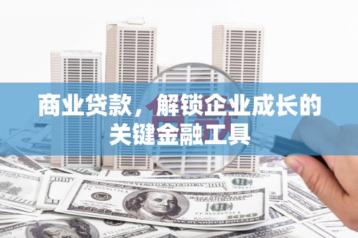 莎车商业贷款，解锁企业成长的关键金融工具