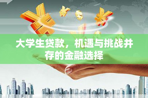 佳冬大学生贷款，机遇与挑战并存的金融选择
