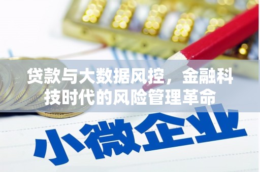 信州贷款与大数据风控，金融科技时代的风险管理革命