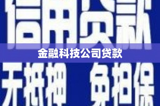 三都金融科技公司贷款