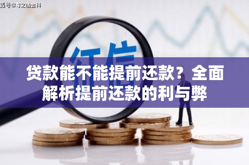 昭化贷款能不能提前还款？全面解析提前还款的利与弊