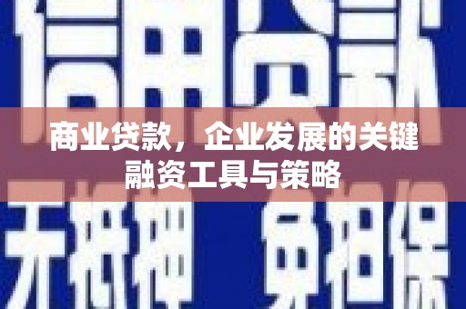 杏花岭商业贷款，企业发展的关键融资工具与策略