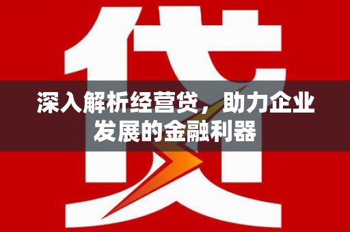 雄安新区深入解析经营贷，助力企业发展的金融利器