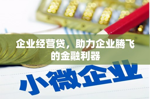 应县企业经营贷，助力企业腾飞的金融利器