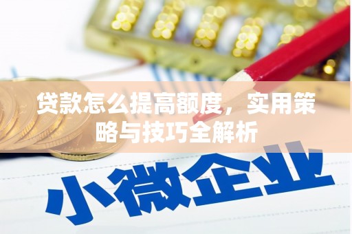 寿丰贷款怎么提高额度，实用策略与技巧全解析