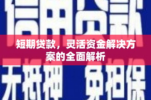 义竹短期贷款，灵活资金解决方案的全面解析