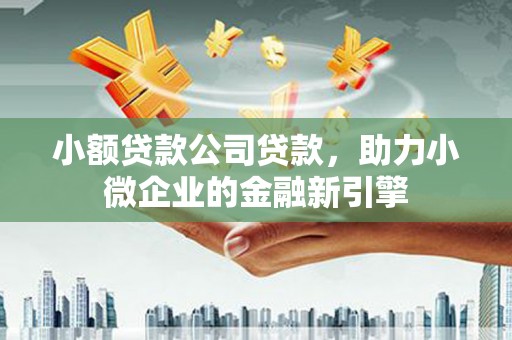 嘉荫小额贷款公司贷款，助力小微企业的金融新引擎