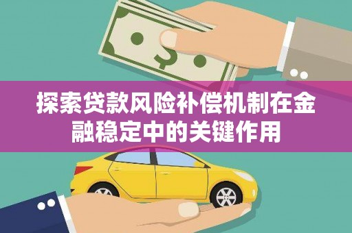 褒忠探索贷款风险补偿机制在金融稳定中的关键作用