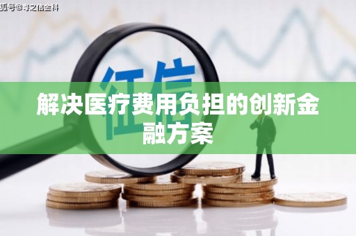 西陵解决医疗费用负担的创新金融方案