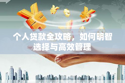 凉城个人贷款全攻略，如何明智选择与高效管理